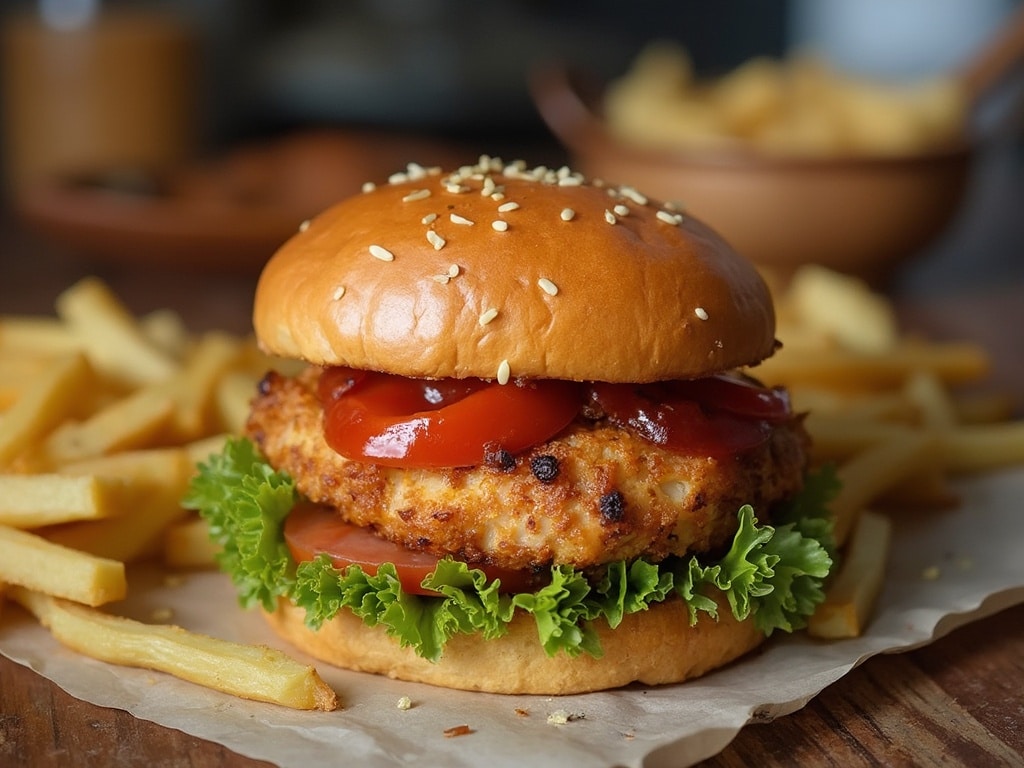 chicken burger 4