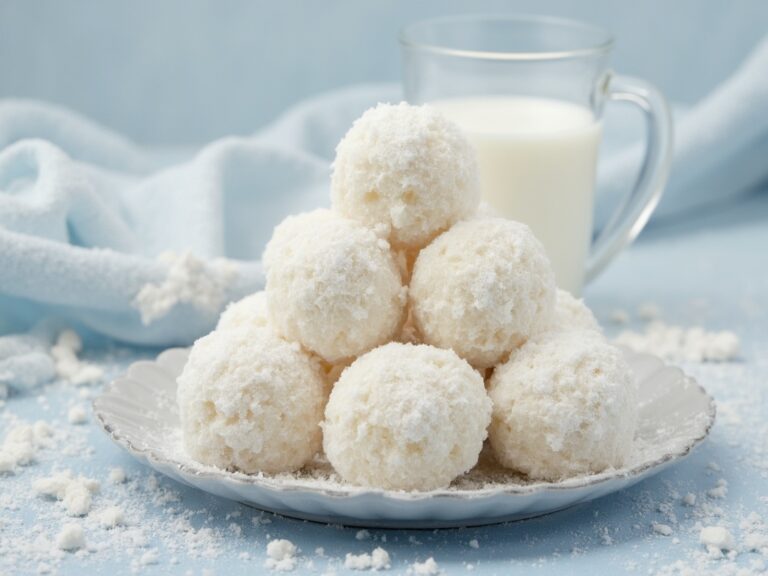 Sweetened Condensed Milk Snowballs