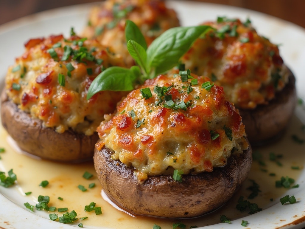stuffed mushrooms