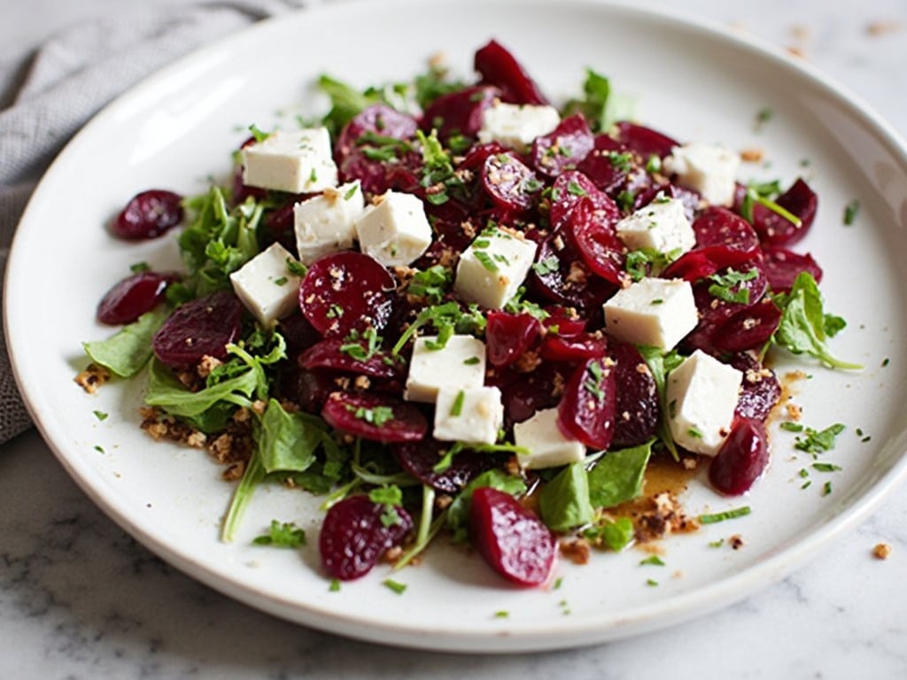 Beetroot and Goat Cheese Salad 3