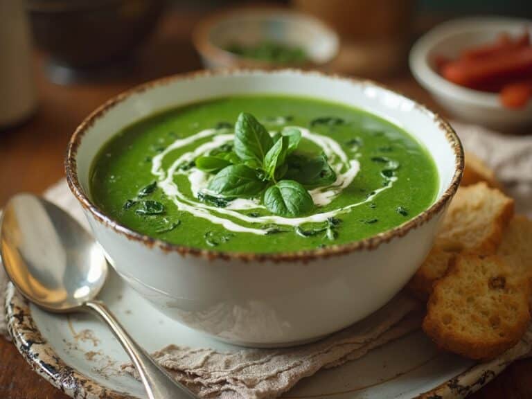 spinach & Orzo soup
