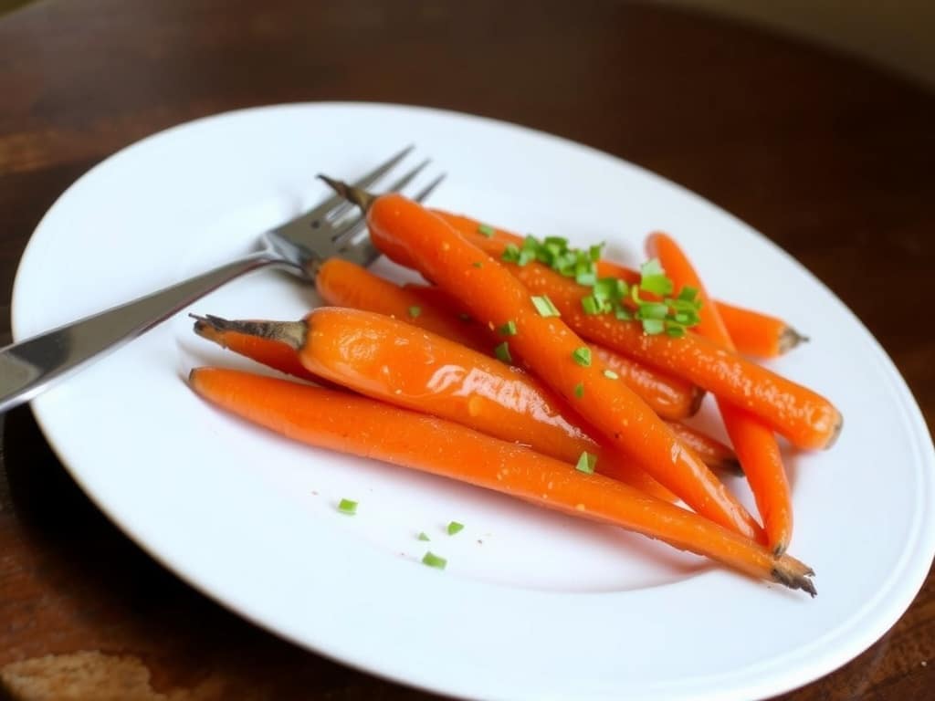 honey glazed carrots 2