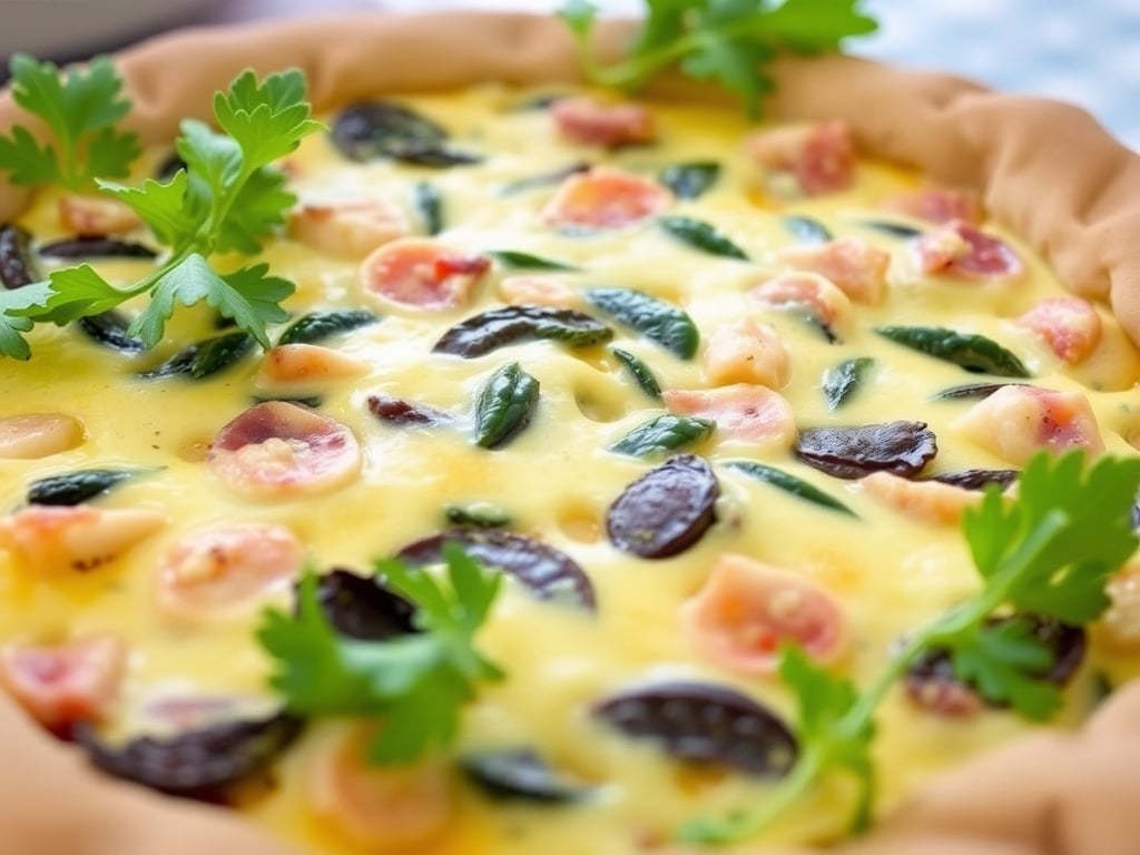 Spring Vegetable Quiche 5