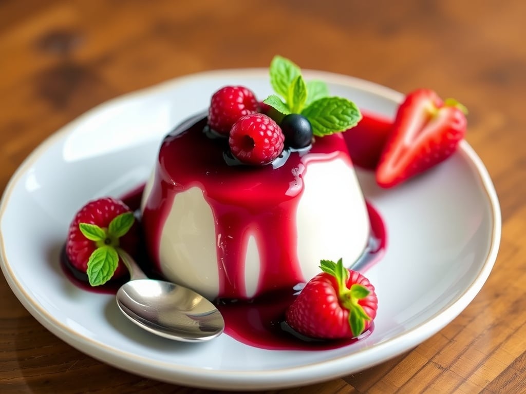Vanilla Panna Cotta 5
