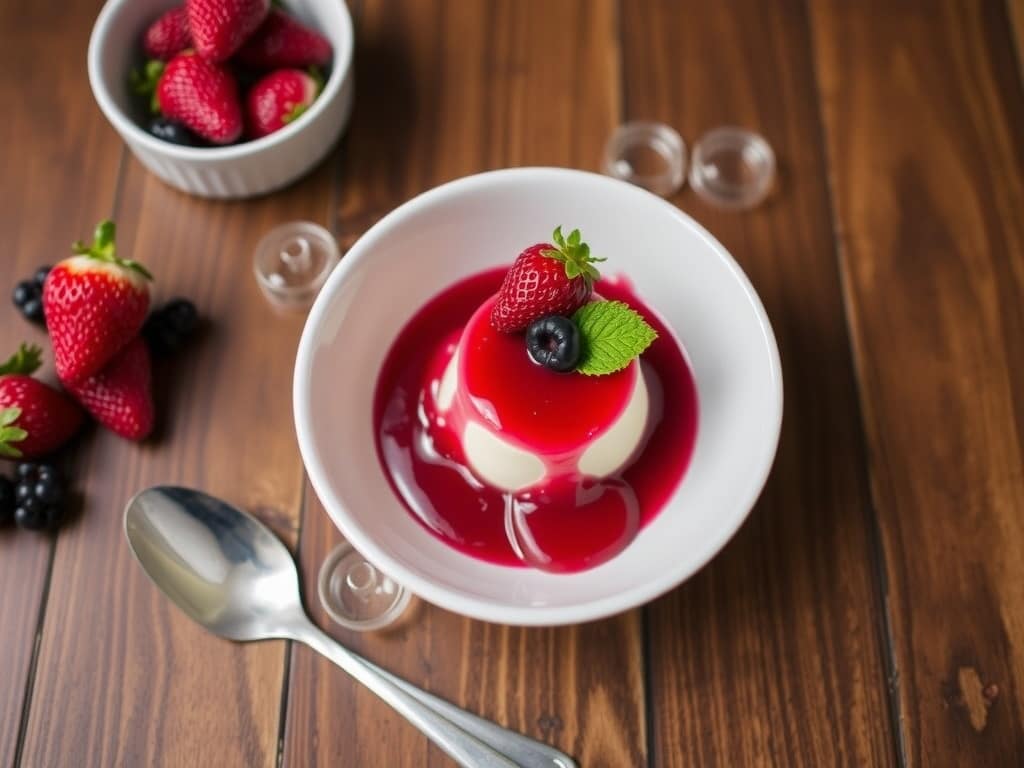 Vanilla Panna Cotta 6