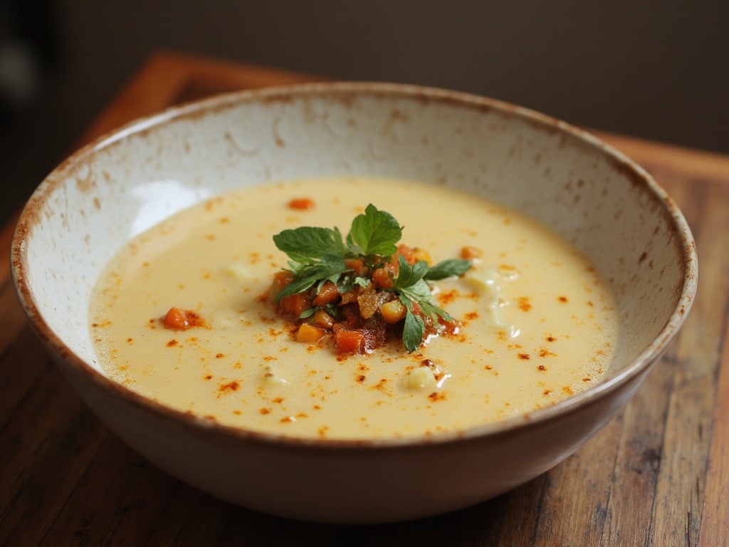Thai coconut soup 4