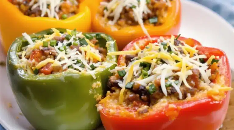 vegan stuffed bell peppers