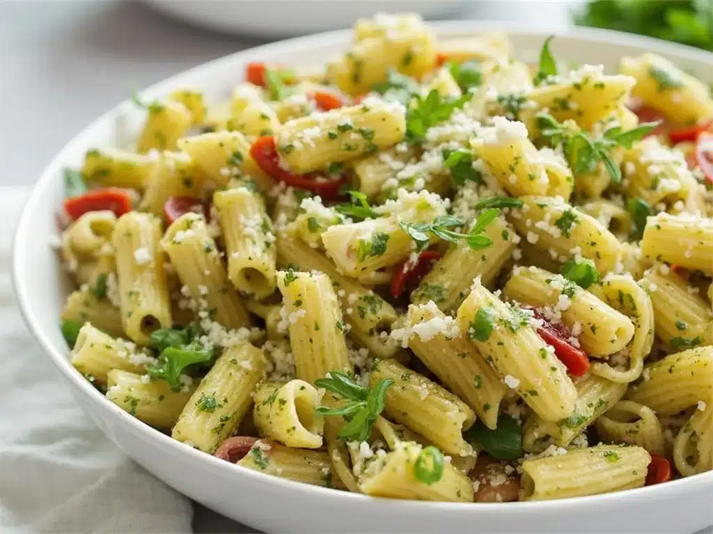 pesto pasta salad 6