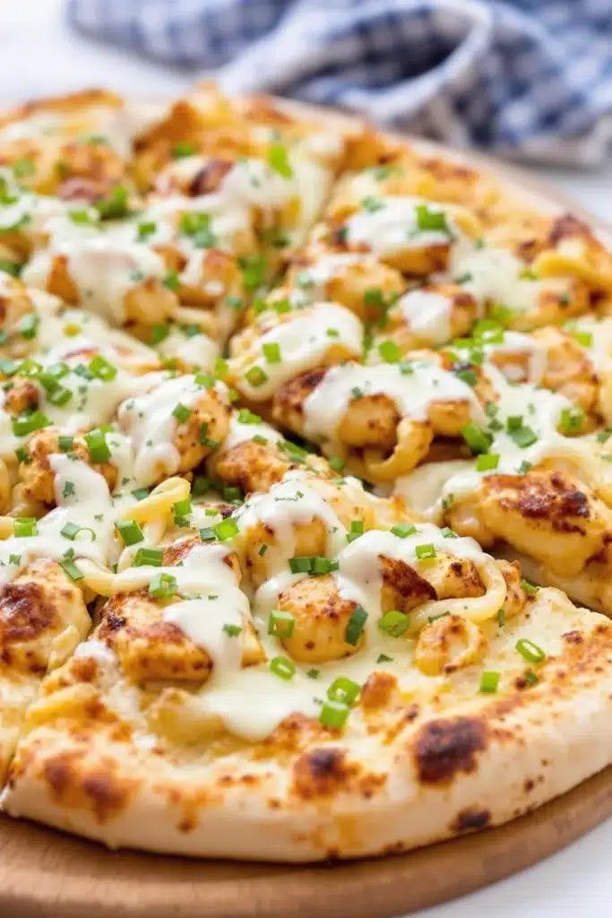 chicken alfredo pizza 3