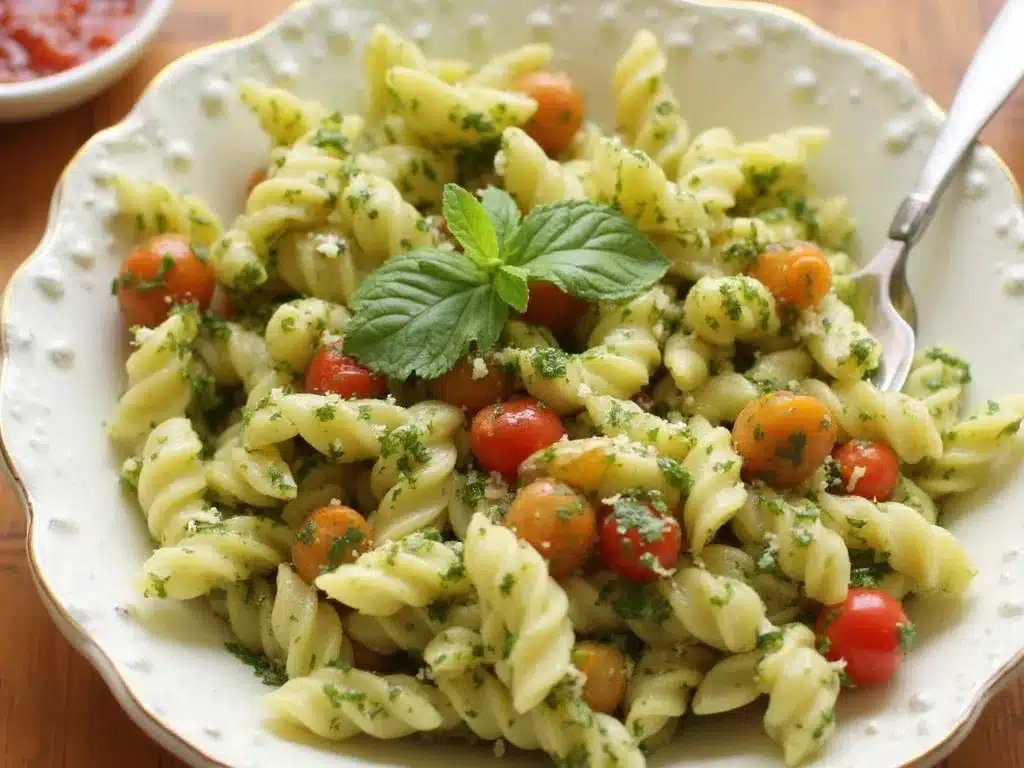 pesto pasta salad 4