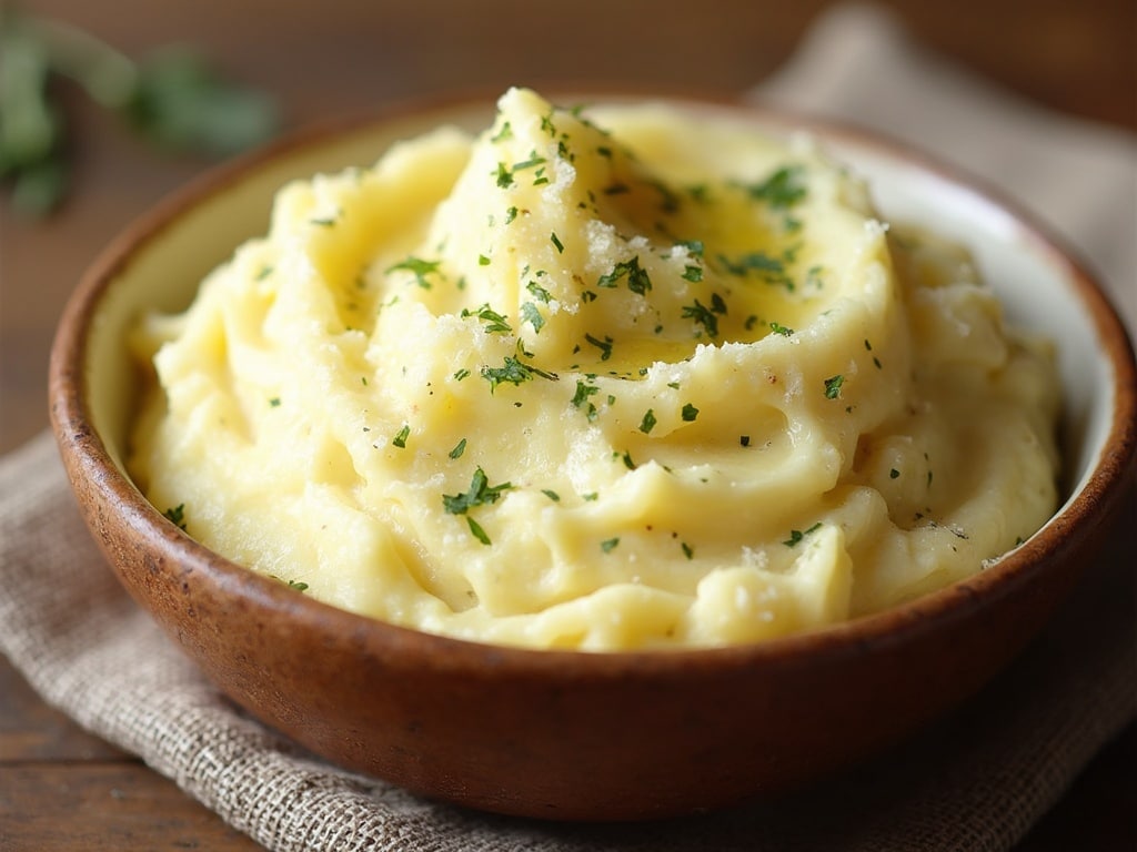 garlic mashed potatoes