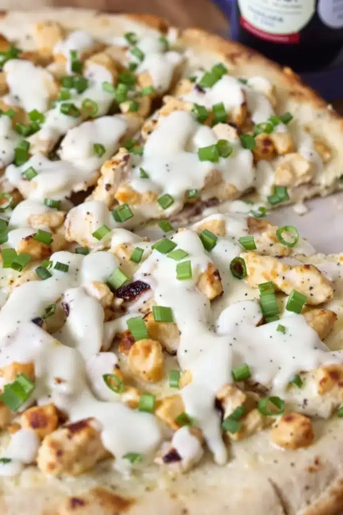 chicken alfredo pizza 4