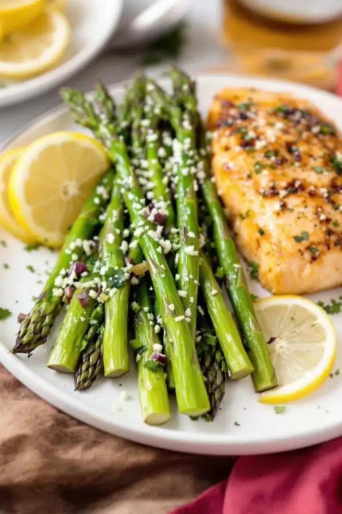 grilled salmon and asparagus 3