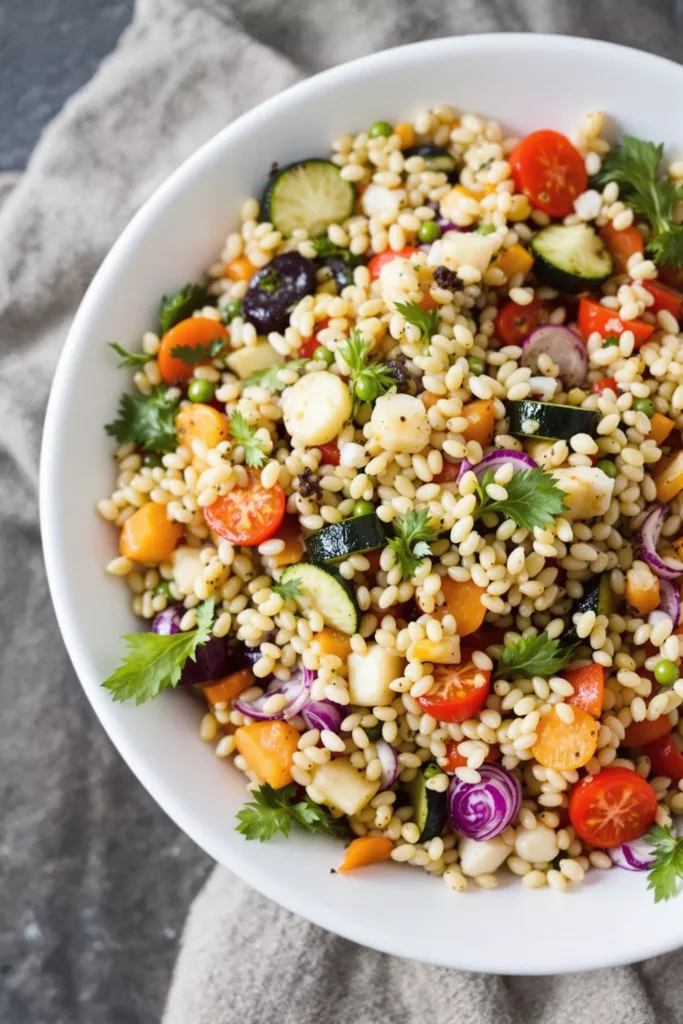 Farro and Roasted Vegetable Salad