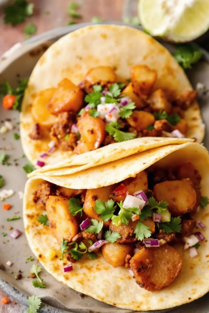 Chorizo and Potato Tacos