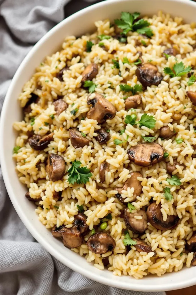 Rice and Mushroom Pilaf 3