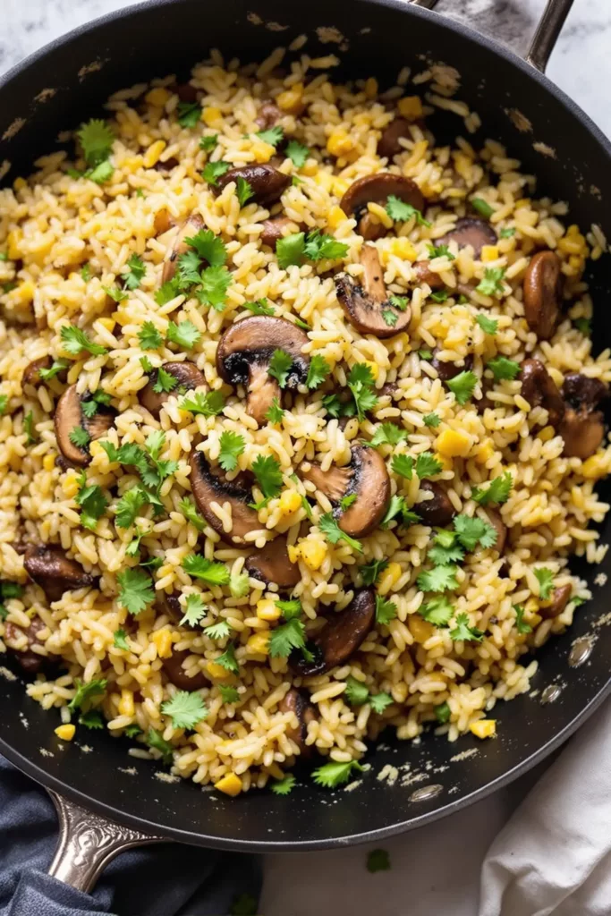 Rice and Mushroom Pilaf 2