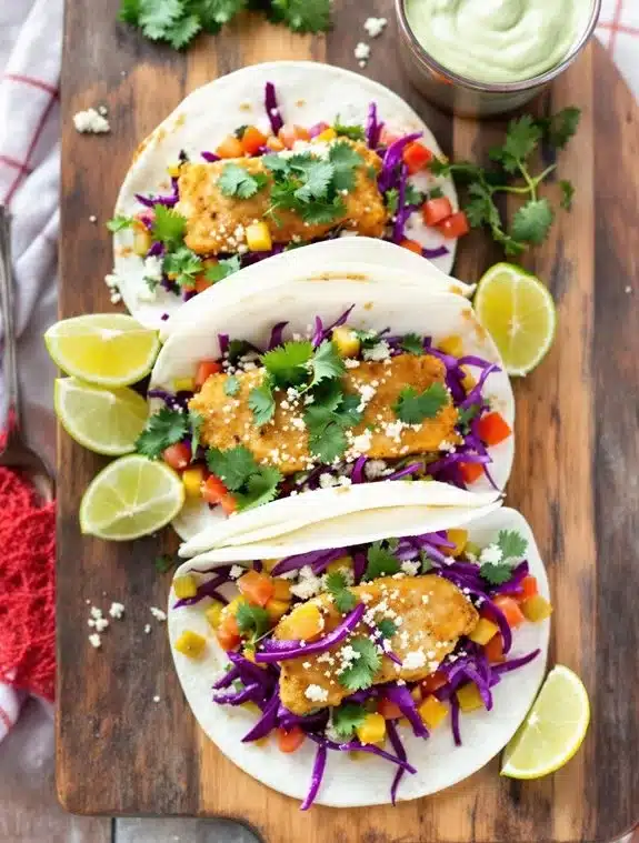 balanced nutrition in fish tacos