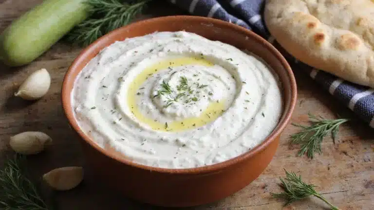 creamy greek yogurt based appetizer dip