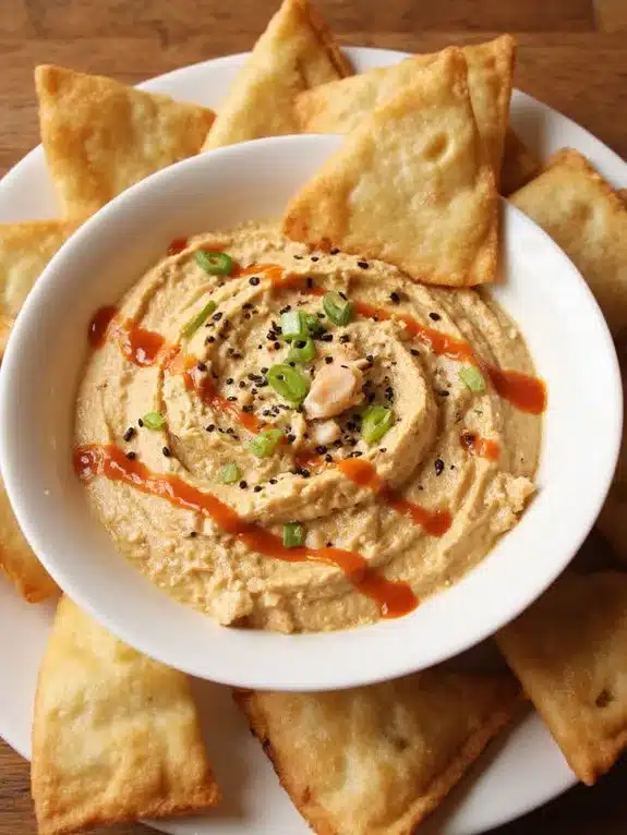 creamy savory crab filled party dip