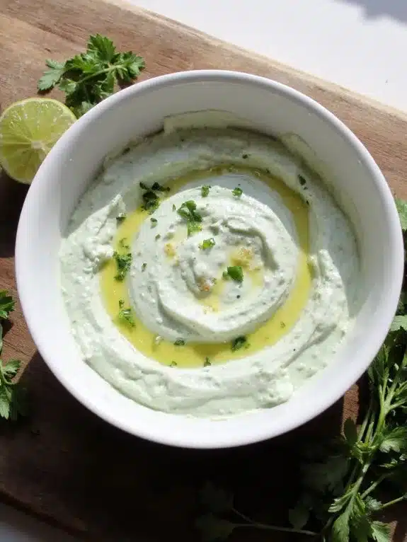 creamy tangy versatile cilantro lime dip