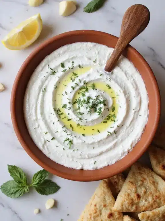 creamy thick flavorful tzatziki dip
