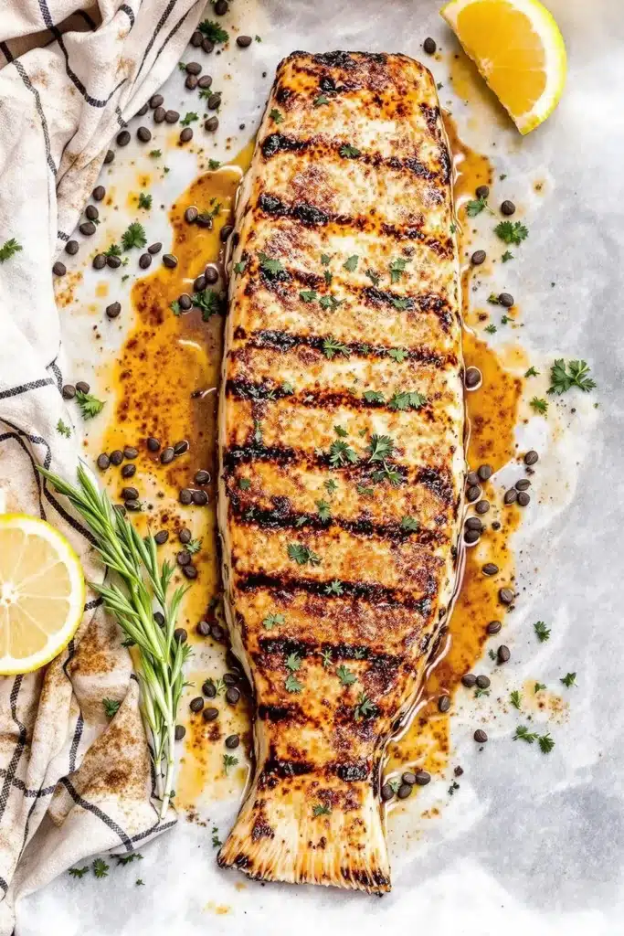 Cedar Plank Grilled Trout 2
