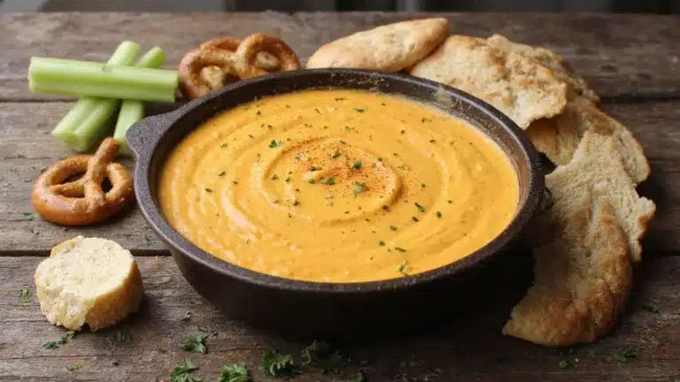 delectable cheesy beer infused appetizer