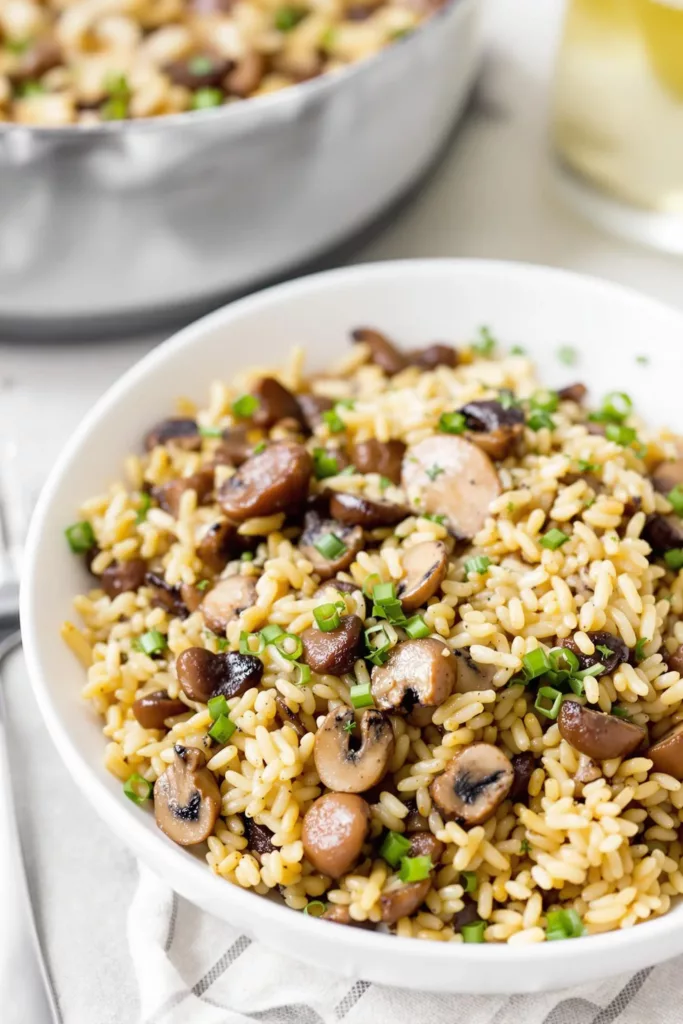 Rice and Mushroom Pilaf