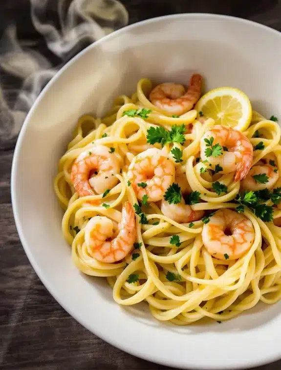 elegant mediterranean succulent shrimp under 30 minutes