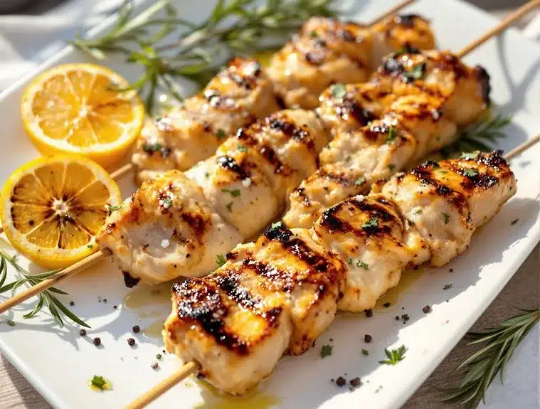 flavorful grilled chicken skewers recipe
