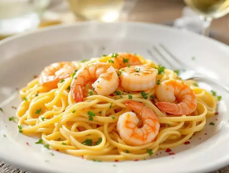 flavorful seafood based pasta dish