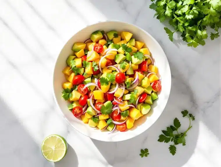fresh flavorful fruit salad