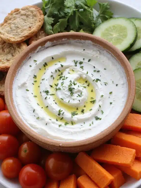 nutritional guide for goat cheese dip