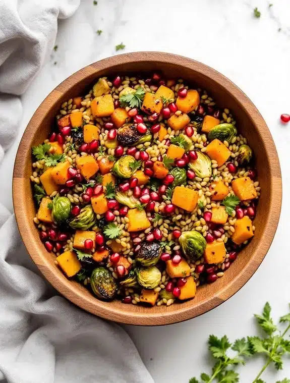 nutritious balanced mediterranean style salad