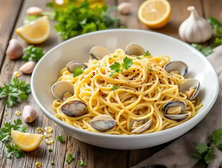 pasta with seafood sauce