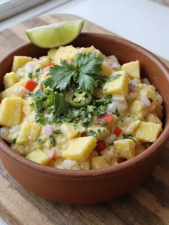 precise balanced flavorful pineapple salsa