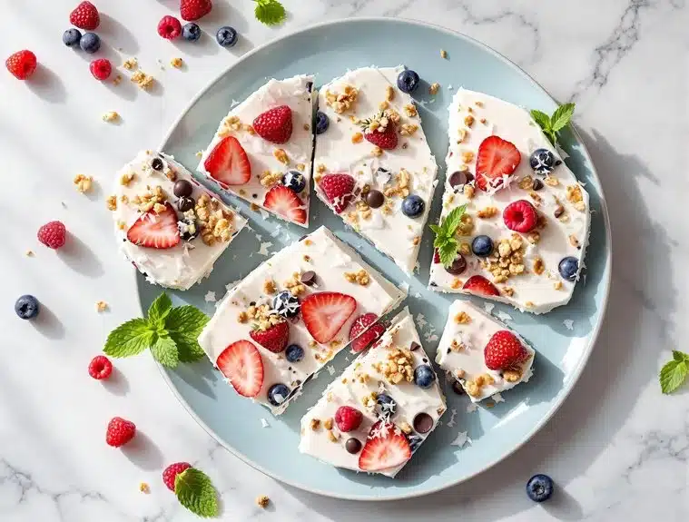 refreshing frozen yogurt fruit treat