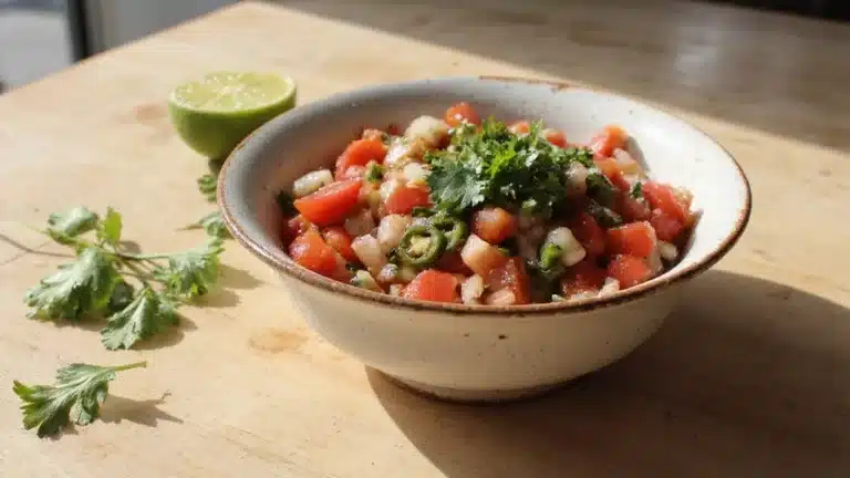simple fresh flavorful condiment