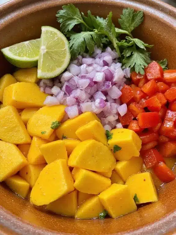 vibrant tropical mango salsa recipe