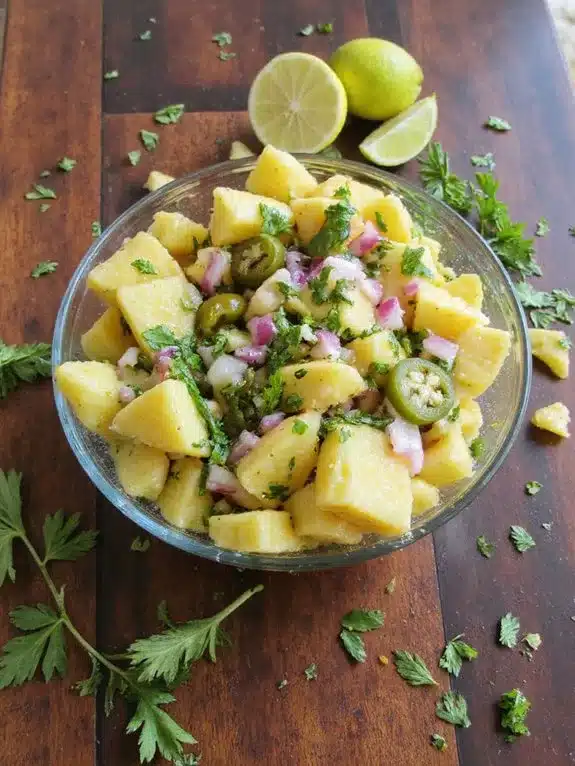 vibrant tropical sweet and spicy