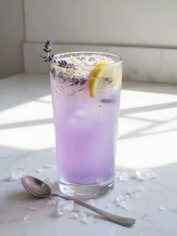 balanced sophisticated rejuvenating memorable coconut lavender lemonade