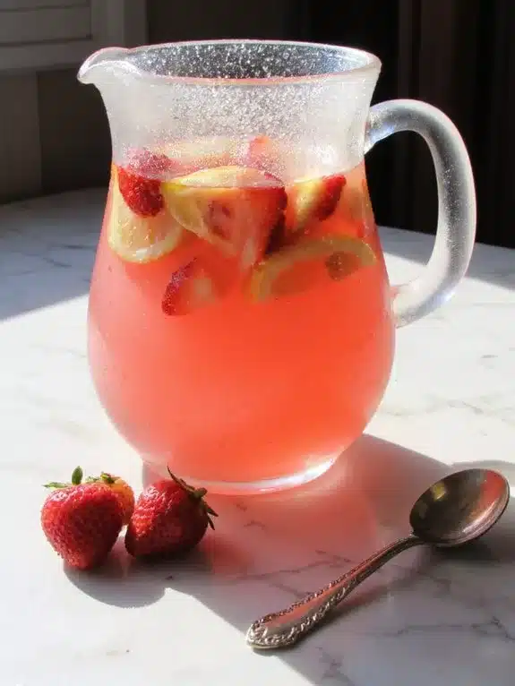 balanced sweetness bright pink room temperature citrus