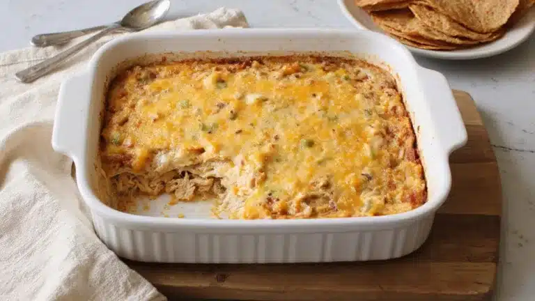 cheesy chicken bake comfort food