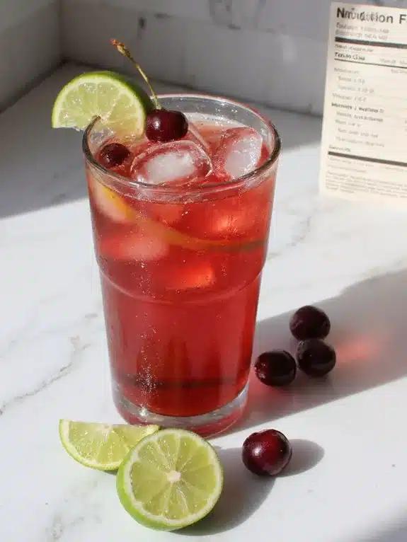cherry limeade nutritional guide