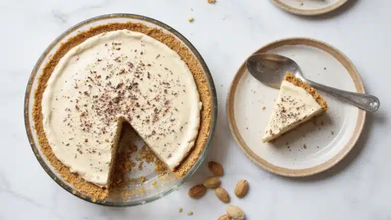 creamy nutty decadent dessert