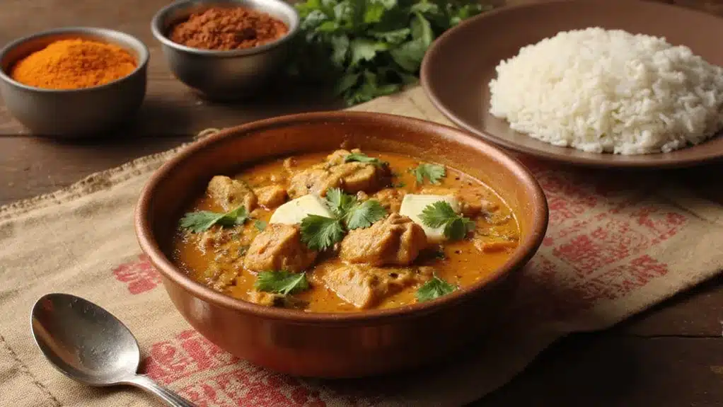 creamy savory spiced delectable