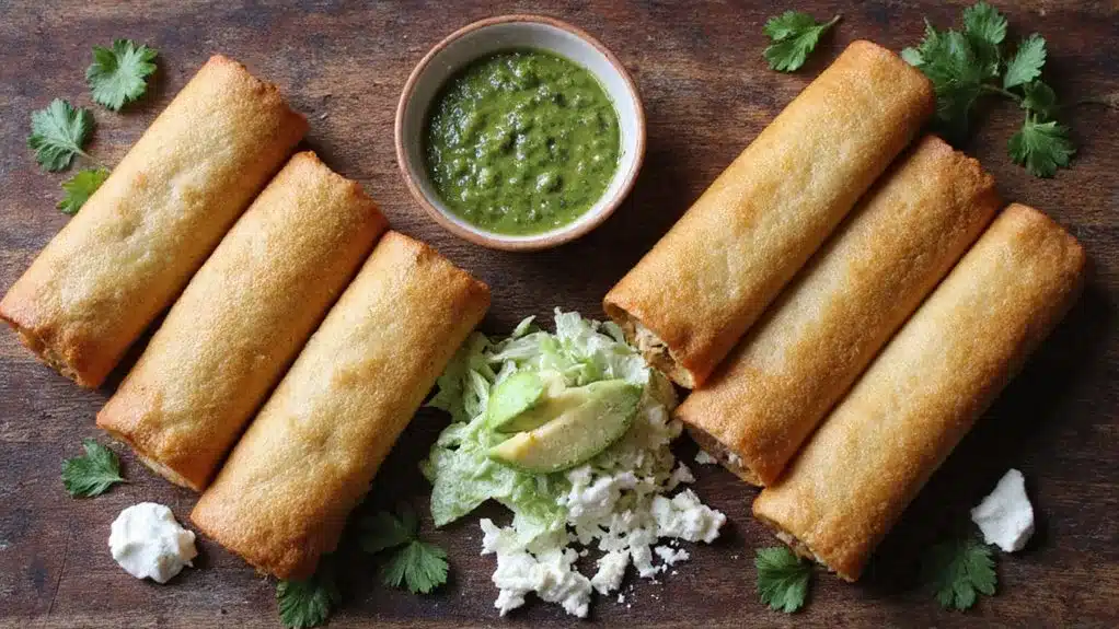 crispy rolled mexican chicken entr e