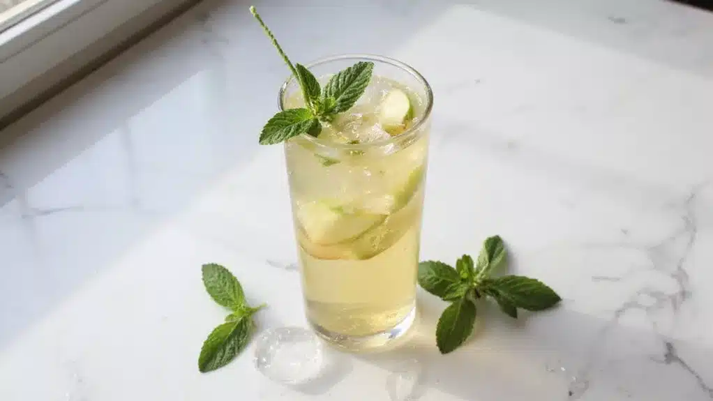 effervescent floral infused refreshing beverage