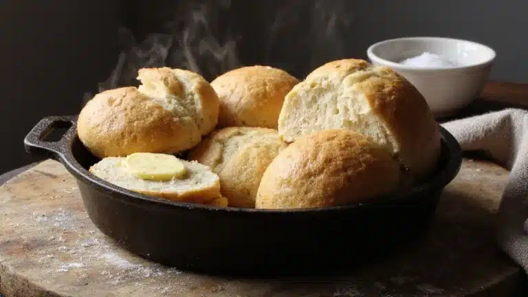 homemade aromatic fluffy sourdough dinner rolls